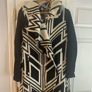 Vince Camuto Asymmetrical Wool Coat